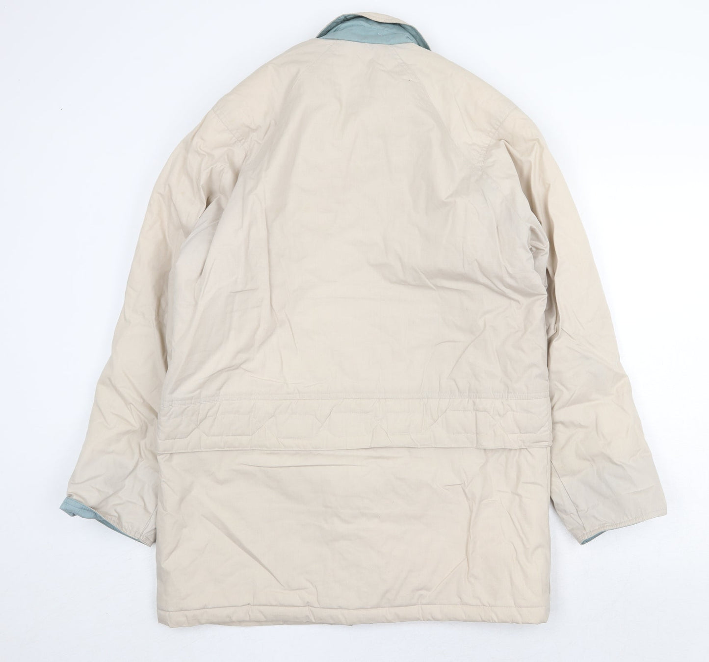 Compliments Womens Beige Jacket Size 12 Zip