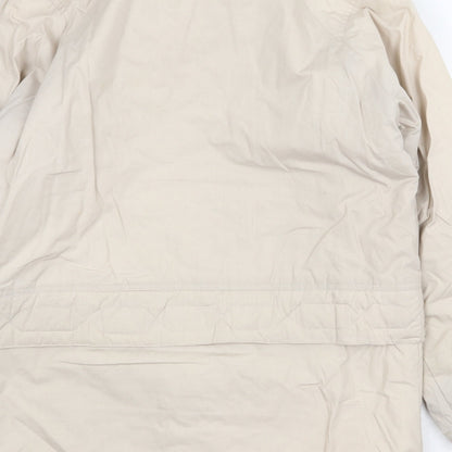 Compliments Womens Beige Jacket Size 12 Zip