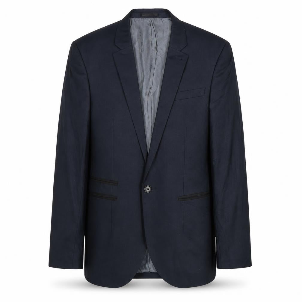 NEXT Mens Blue Polyester Jacket Suit Jacket Size 36 Regular