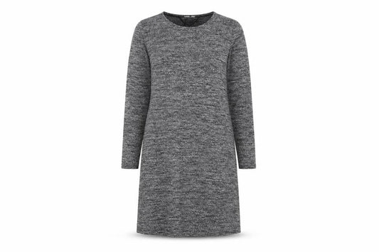 Gap Womens Silver Polyester Jumper Dress Size L Round Neck Pullover