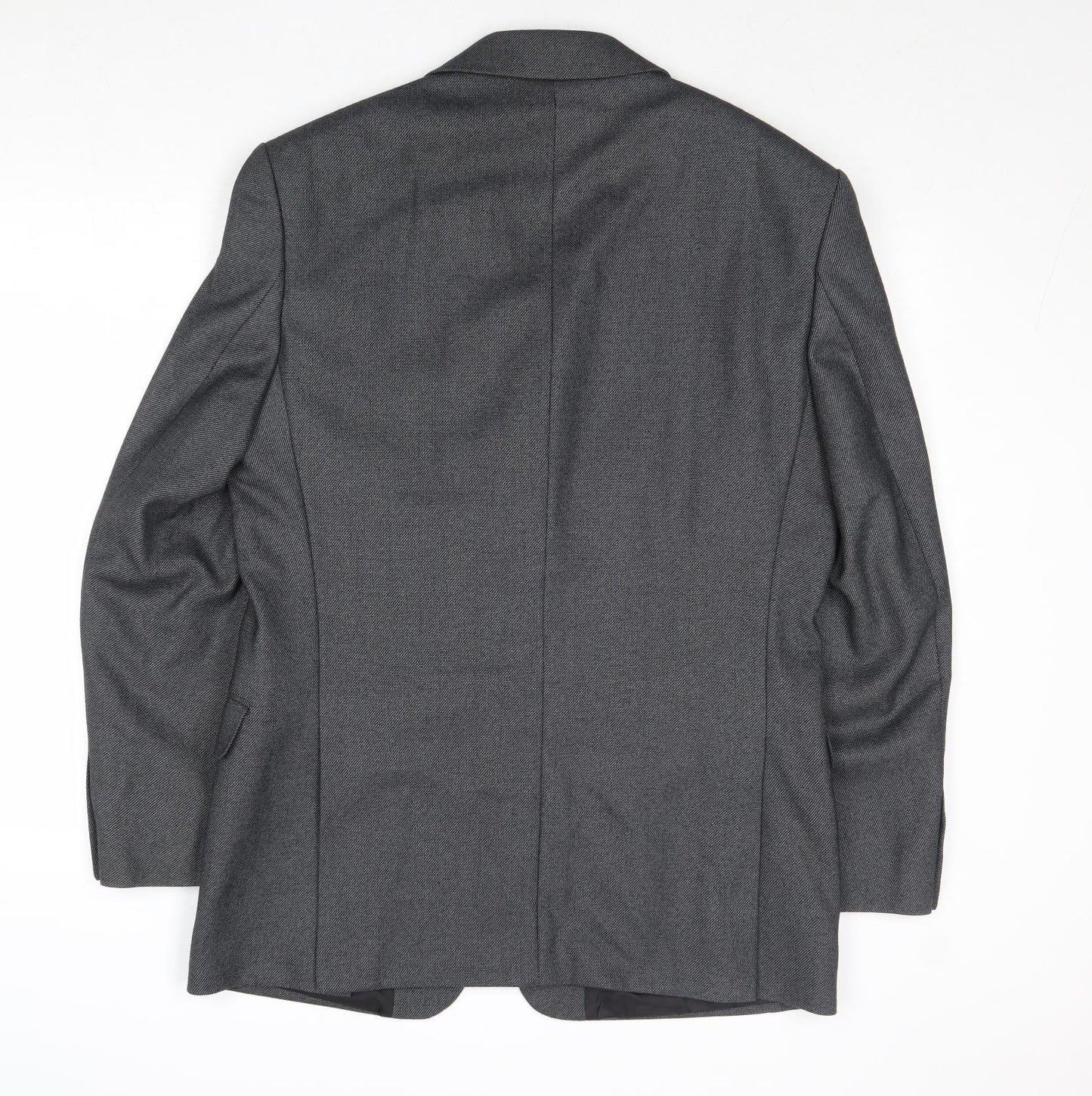 Marks and Spencer Mens Grey Polyester Jacket Suit Jacket Size 40 Regular