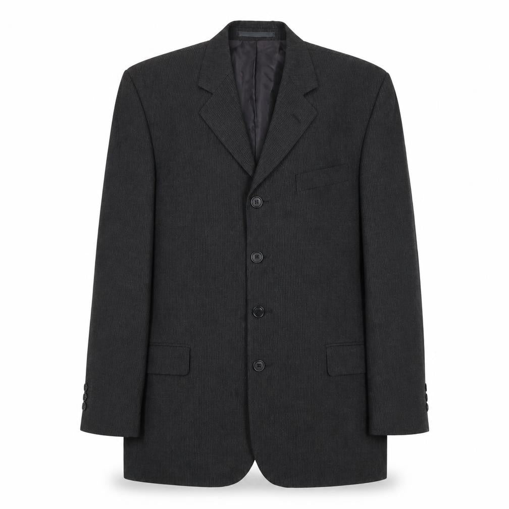 Burton Mens Grey Polyester Jacket Suit Jacket Size 40 Regular
