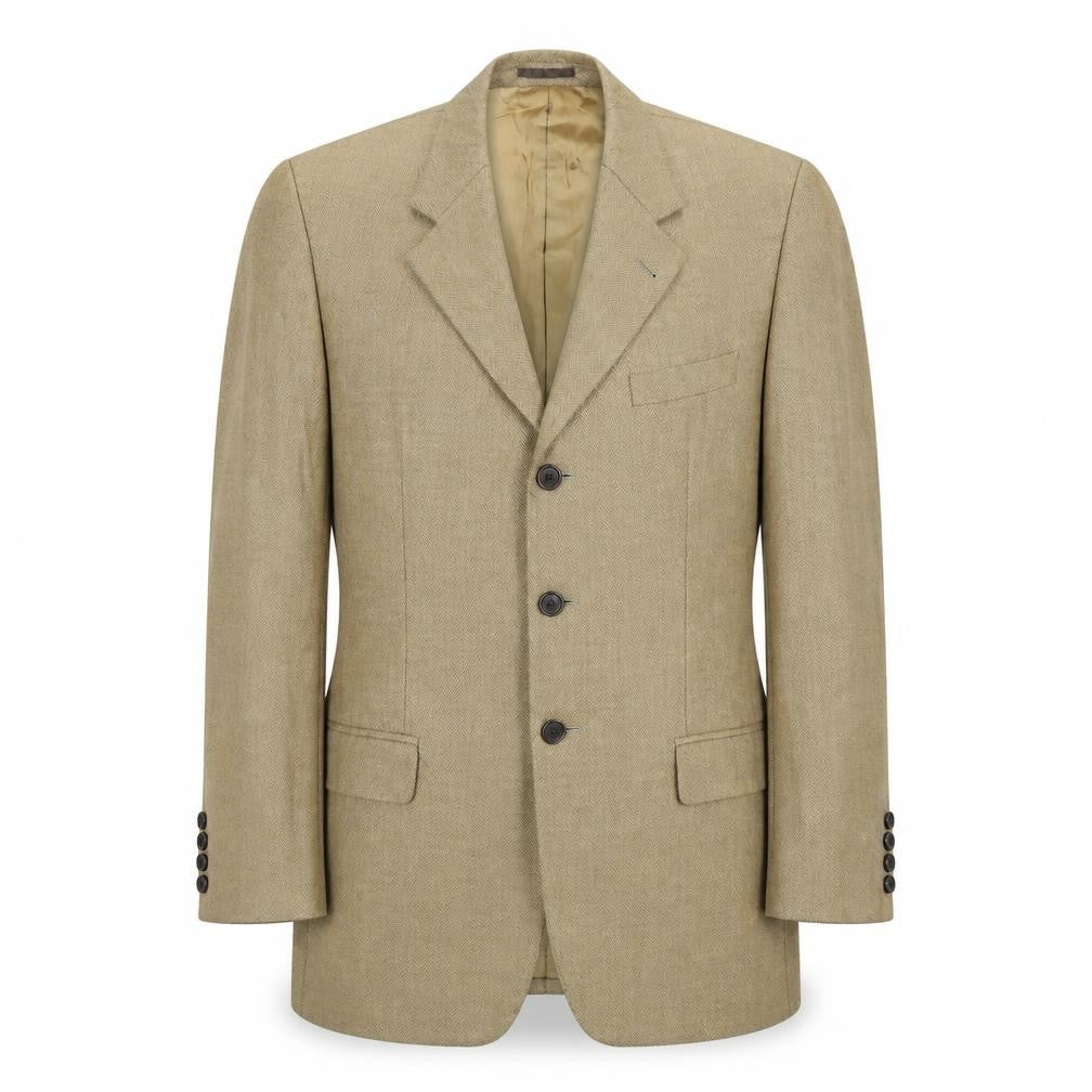 Nicholas Rowe Mens Brown Wool Jacket Suit Jacket Size 40 Regular