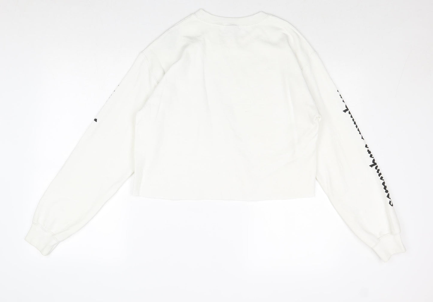 BDG Womens White Polyester Pullover Sweatshirt Size S Pullover - Size S-M Somewhere Anywhere