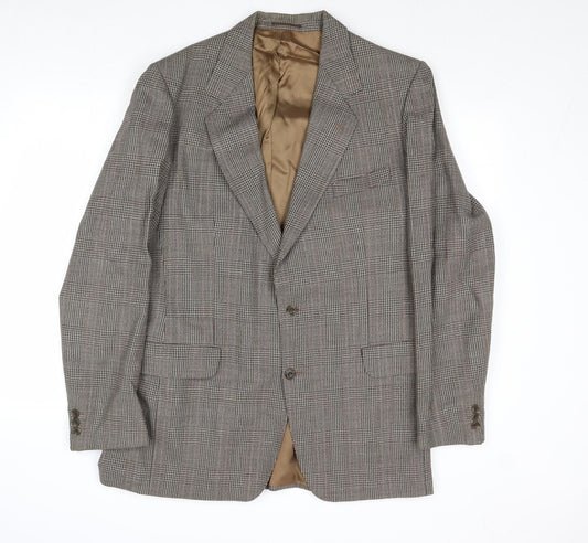 Marks and Spencer Mens Brown Wool Jacket Suit Jacket Size 42 Regular