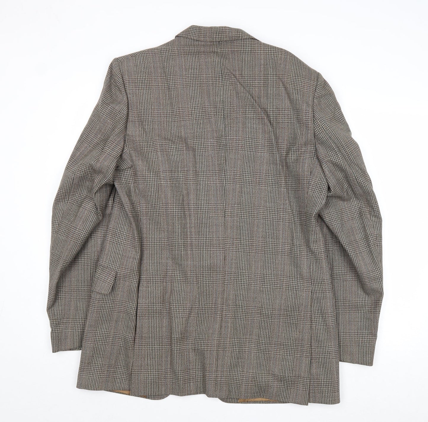 Marks and Spencer Mens Brown Wool Jacket Suit Jacket Size 42 Regular