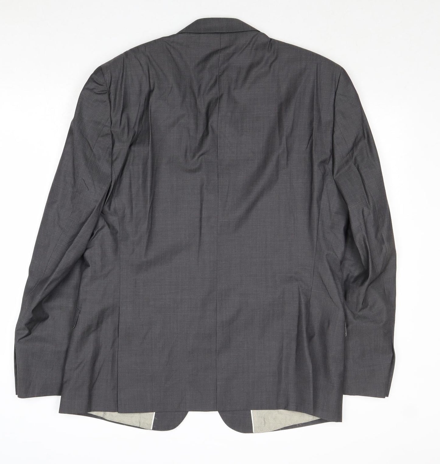 NEXT Mens Grey Wool Jacket Suit Jacket Size 44 Regular