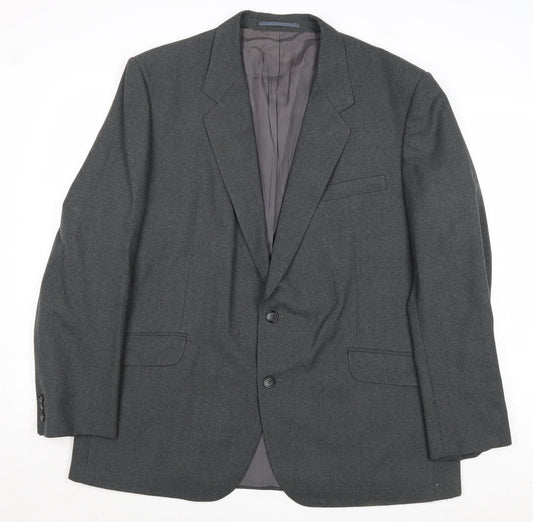 Warteks Mens Grey Polyester Jacket Suit Jacket Size 44 Regular