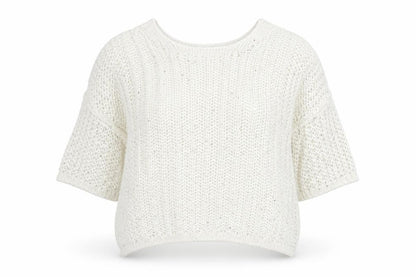 Next Womens Ivory Round Neck Acrylic Pullover Jumper Size M