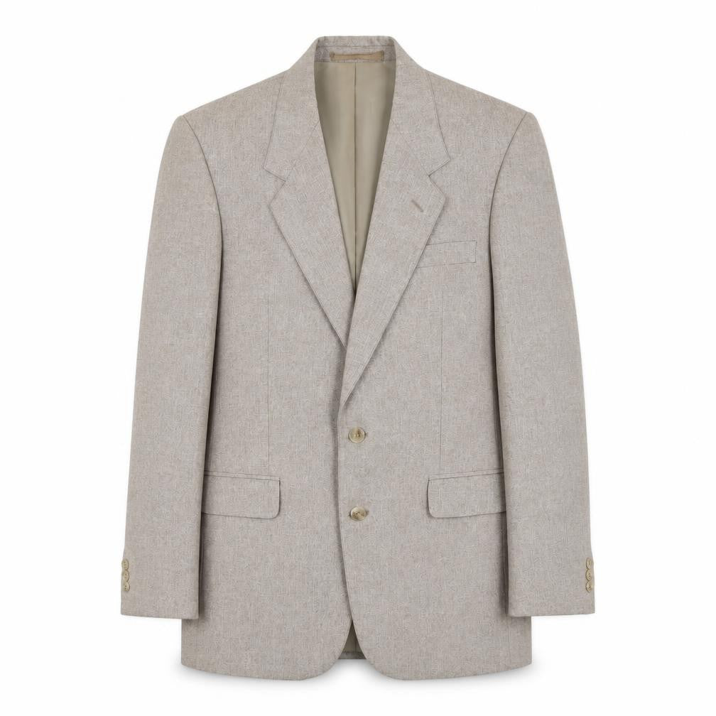 C&A Mens Beige Polyester Jacket Blazer Size S Regular