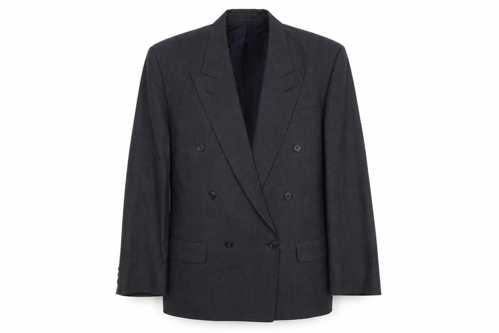 Marks & Spencer Mens Blue Polyester Jacket Suit Jacket Size L Regular
