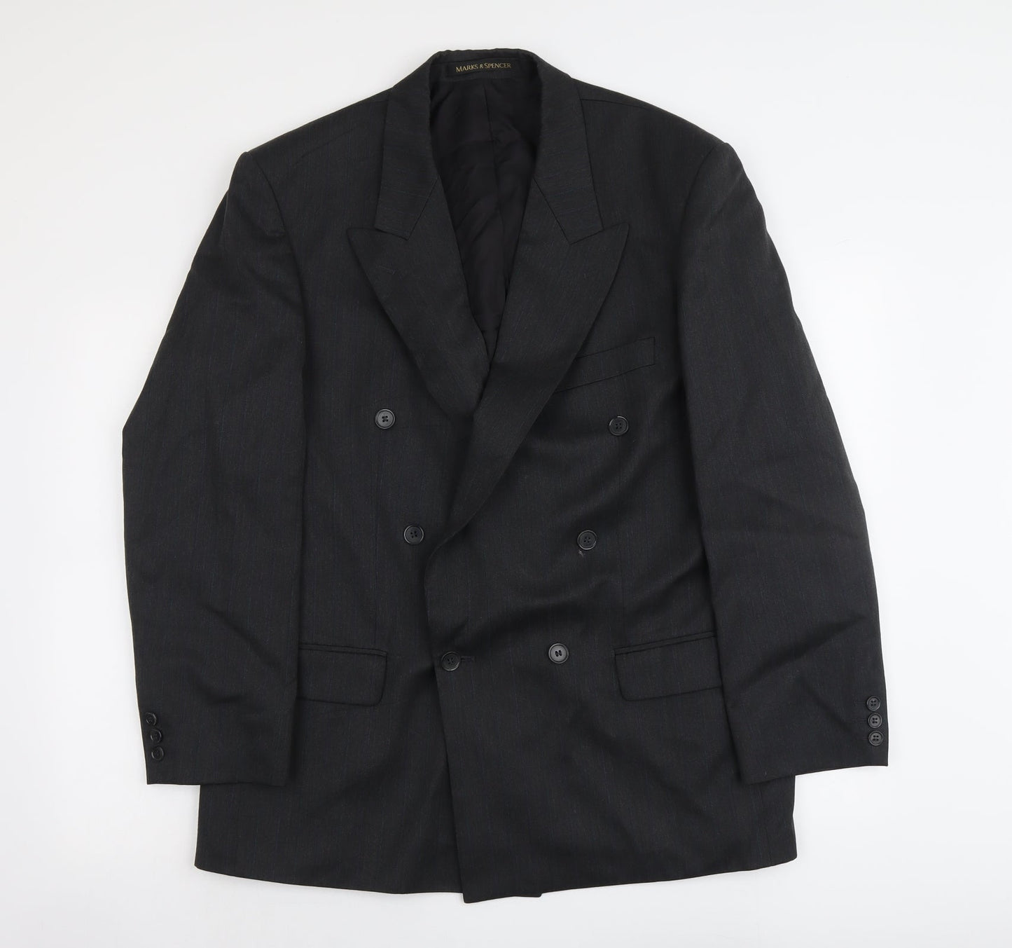 Marks and Spencer Mens Grey Polyester Jacket Suit Jacket Size M Regular