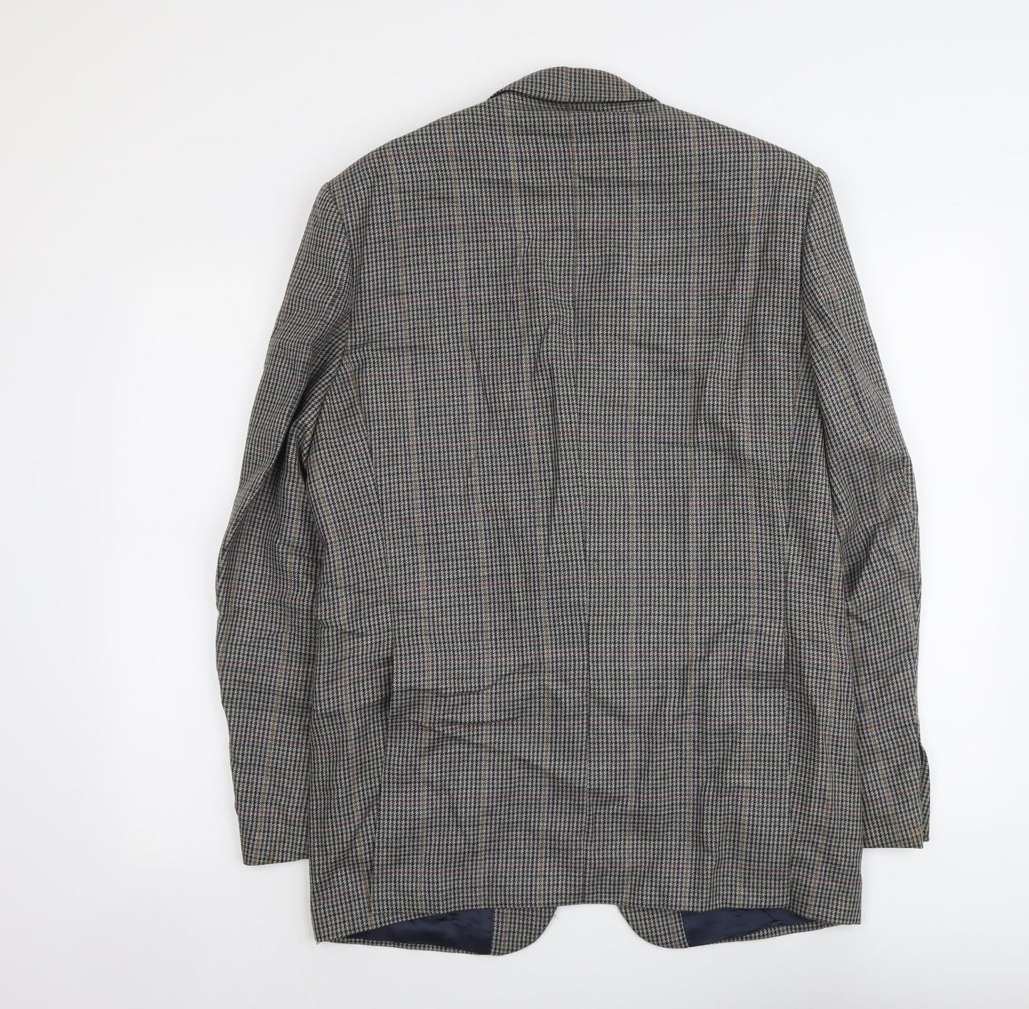 Westbrook Mens Grey Plaid Wool Jacket Suit Jacket Size M Regular