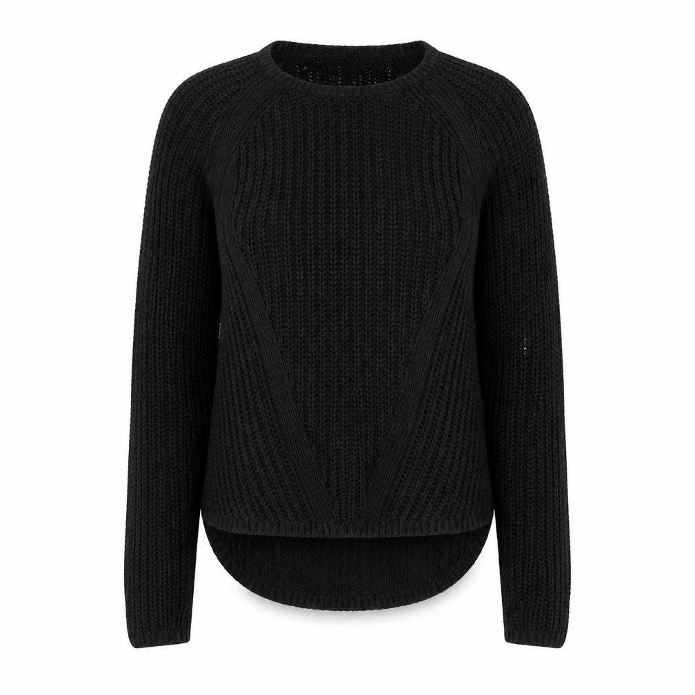 H&M Womens Green Round Neck Cotton Pullover Jumper Size S