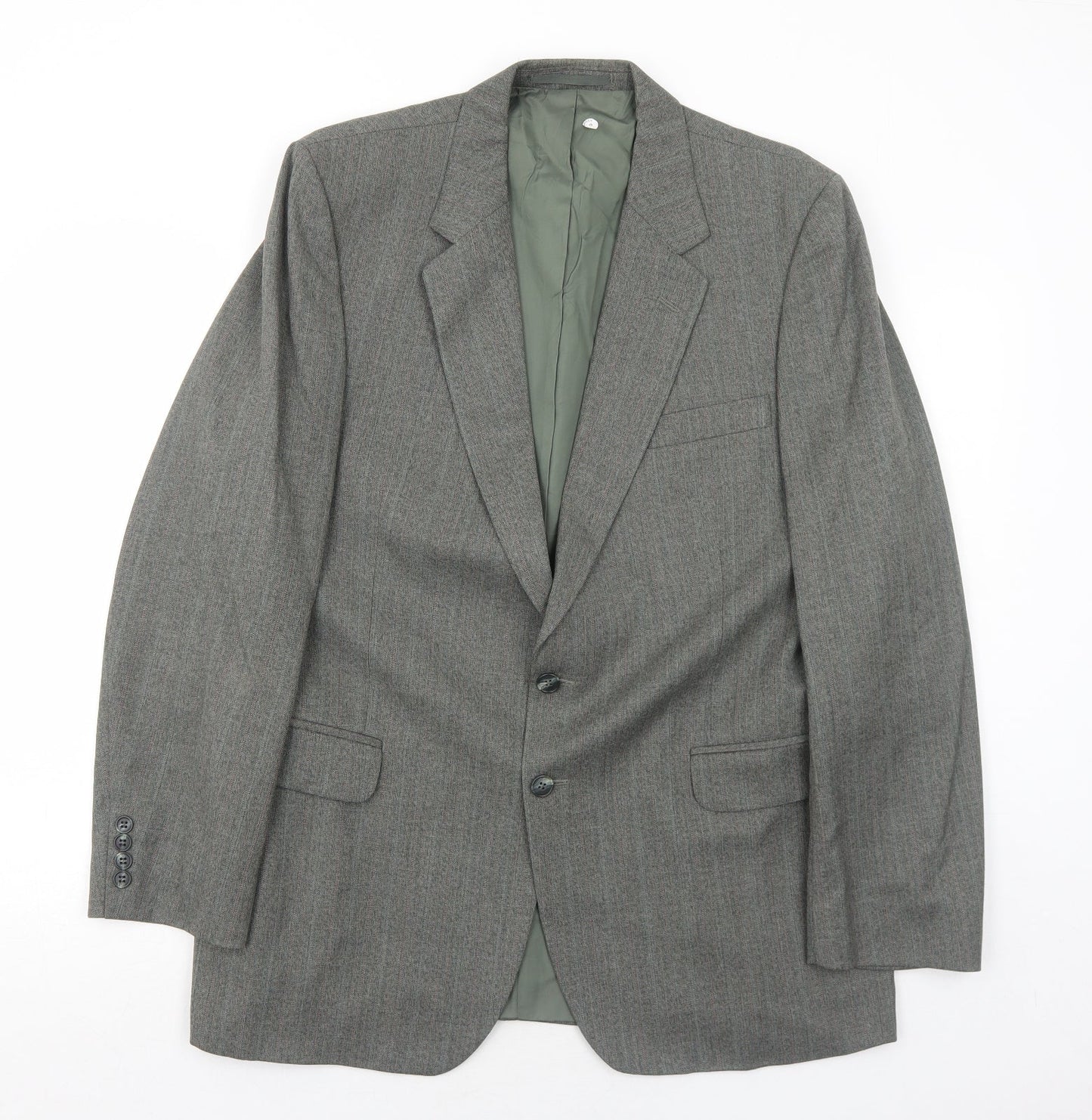 Marks and Spencer Mens Grey Wool Jacket Suit Jacket Size 42 Regular