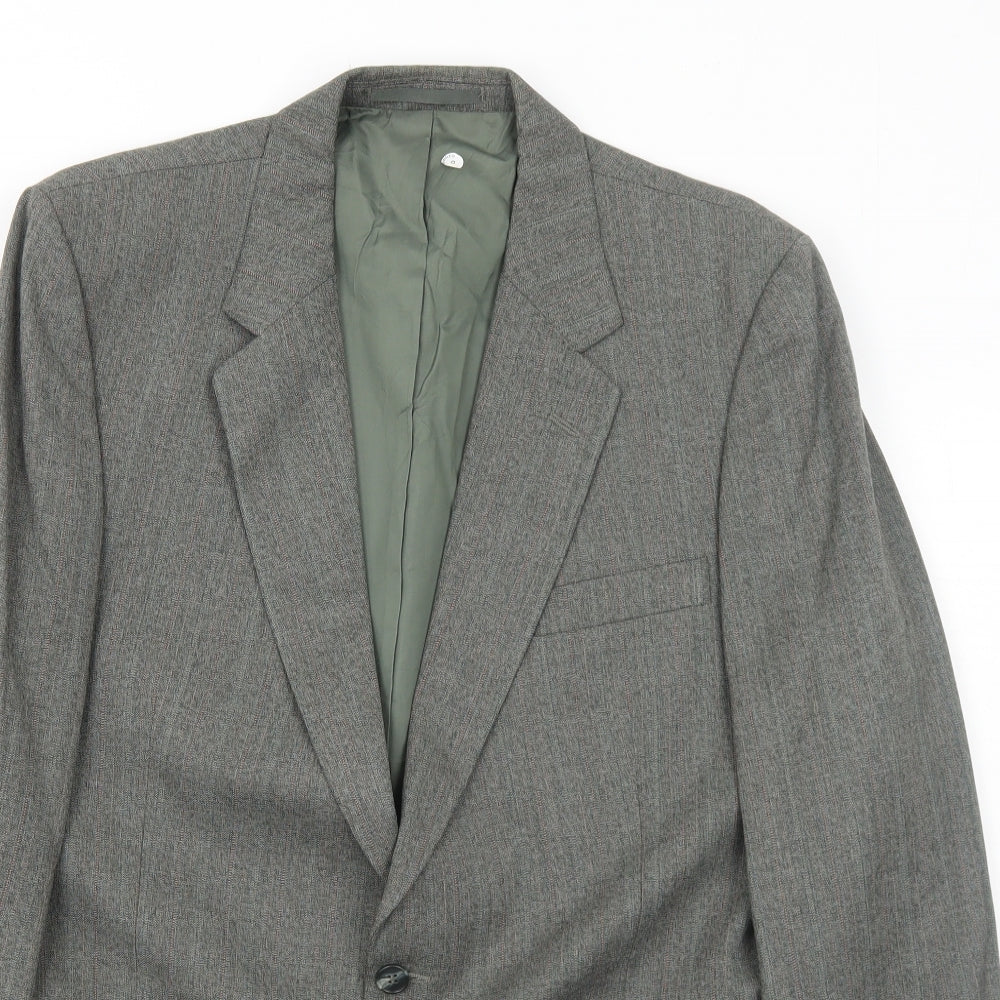 Marks and Spencer Mens Grey Wool Jacket Suit Jacket Size 42 Regular