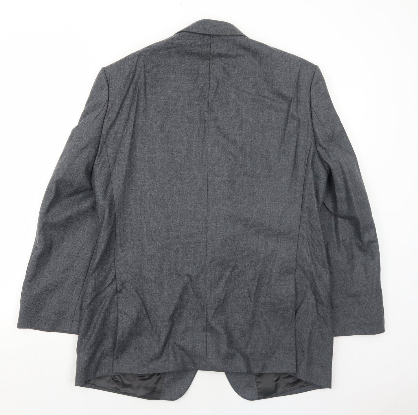 Hugo James Mens Grey Wool Jacket Suit Jacket Size 40 Regular