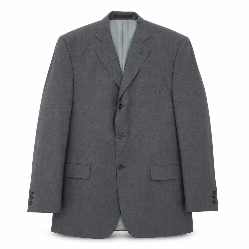 Marks & Spencer Mens Grey Polyester Jacket Suit Jacket Size 42 Regular
