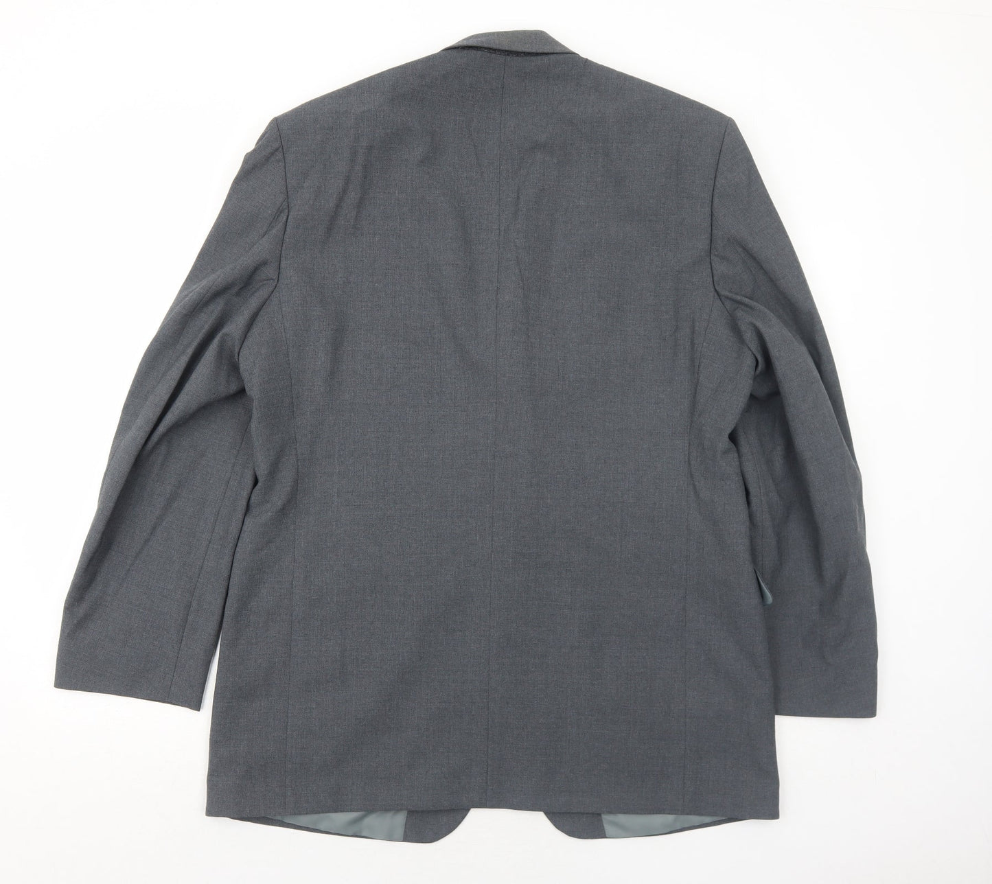 Marks and Spencer Mens Grey Polyester Jacket Suit Jacket Size 42 Regular