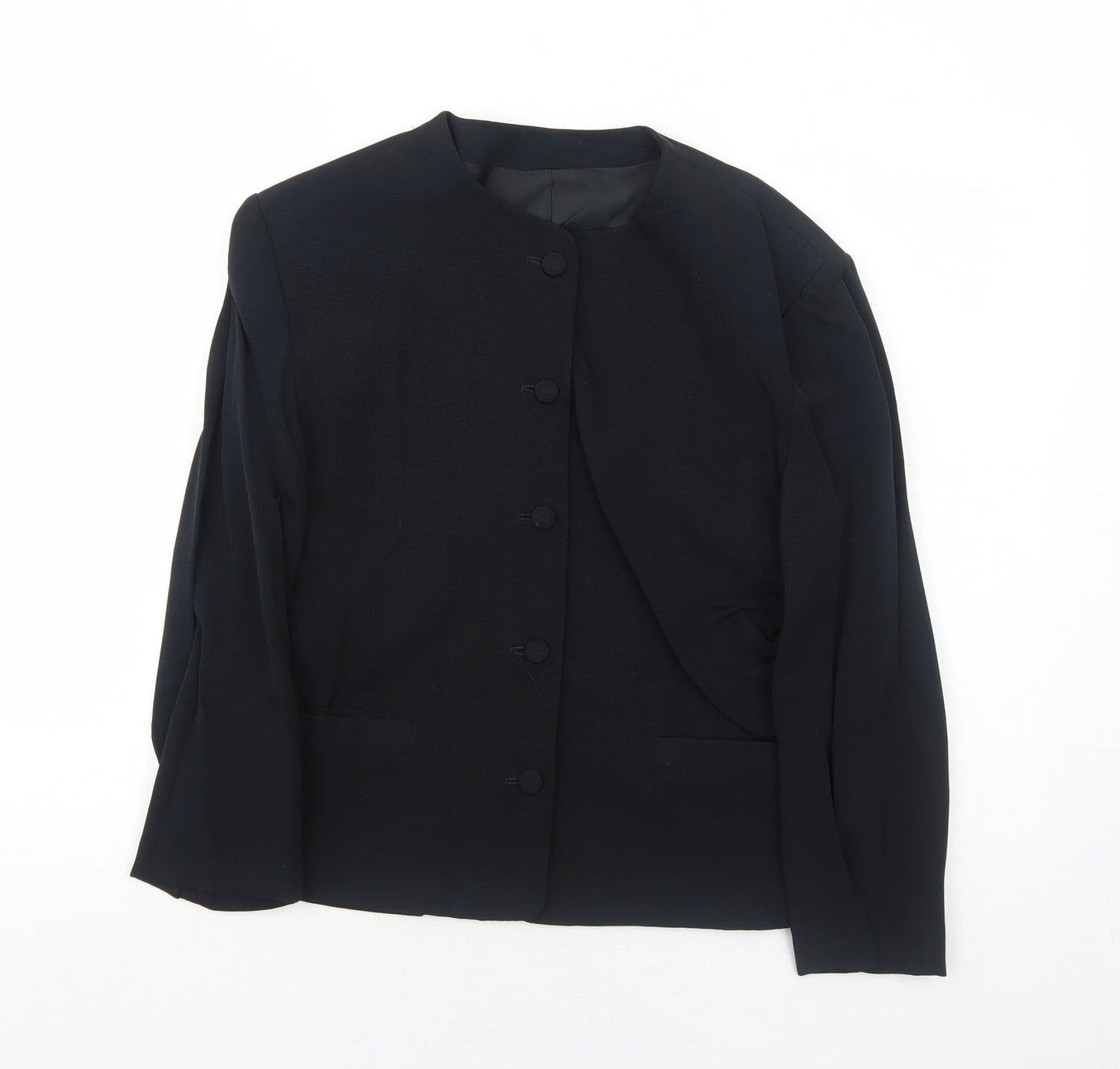 NEXT Womens Black Jacket Blazer Size 10 Button