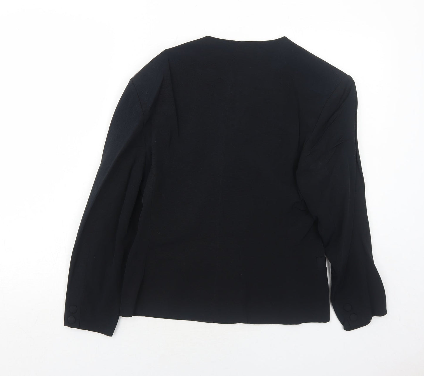 NEXT Womens Black Jacket Blazer Size 10 Button
