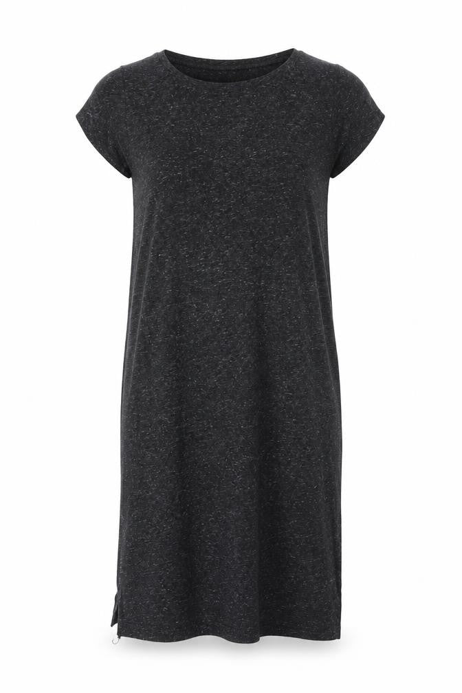 H&M Womens Grey Polyester T-Shirt Dress Size XS Round Neck Pullover