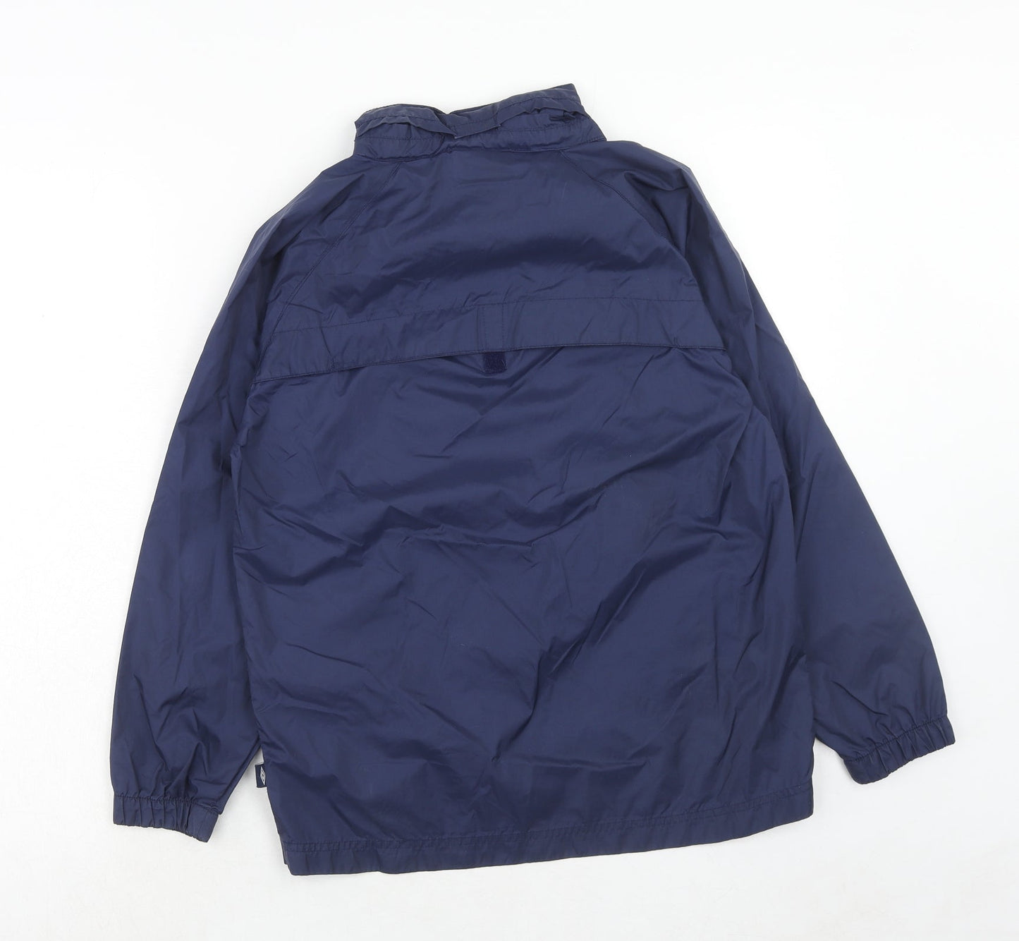 Umbro Boys Blue Anorak Jacket Size S Zip
