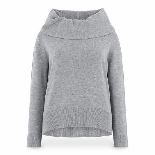 Damart Womens Grey Roll Neck Acrylic Pullover Jumper Size 18