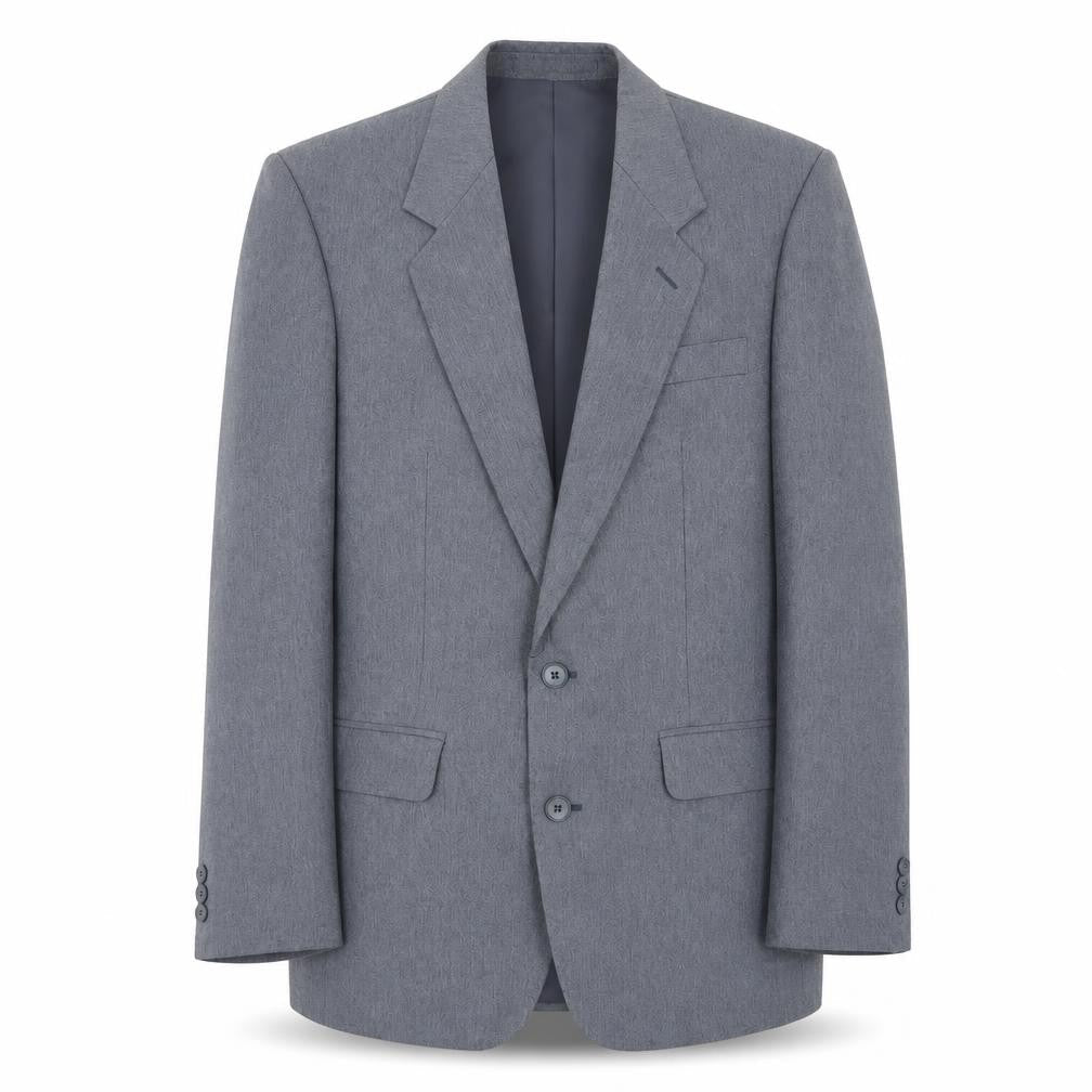 Greenwoods Mens Blue Polyester Jacket Suit Jacket Size 40 Regular