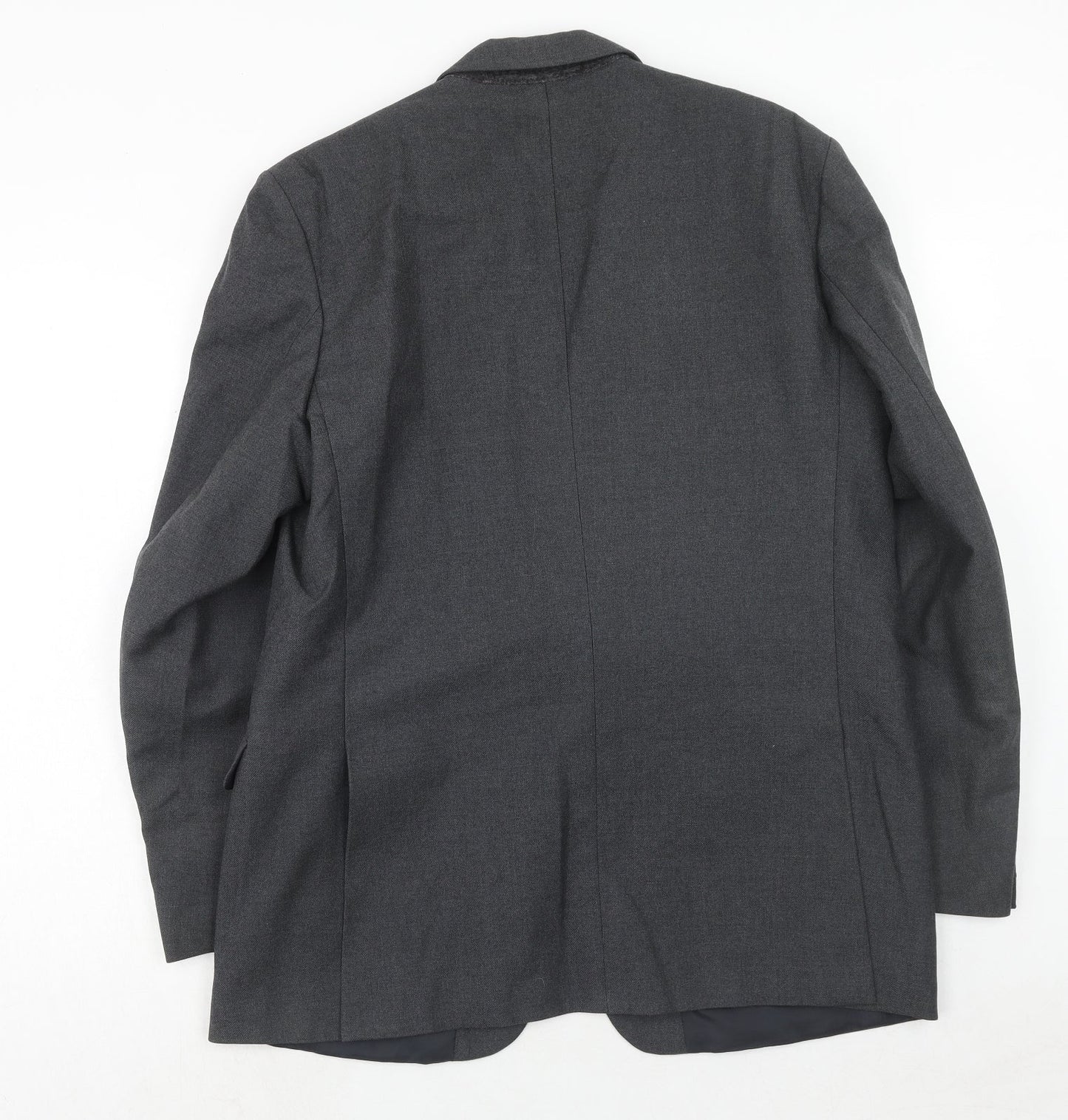 Hornes Mens Grey Wool Jacket Suit Jacket Size 40 Regular