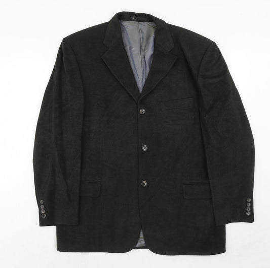 BHS Mens Brown Polyester Jacket Blazer Size 42 Regular