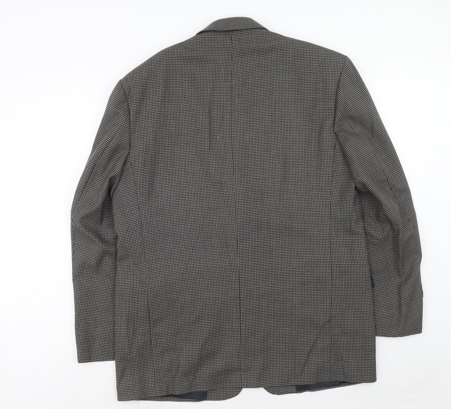 Principles Mens Brown Geometric Polyester Jacket Suit Jacket Size 42 Regular