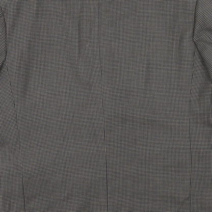 Principles Mens Brown Geometric Polyester Jacket Suit Jacket Size 42 Regular