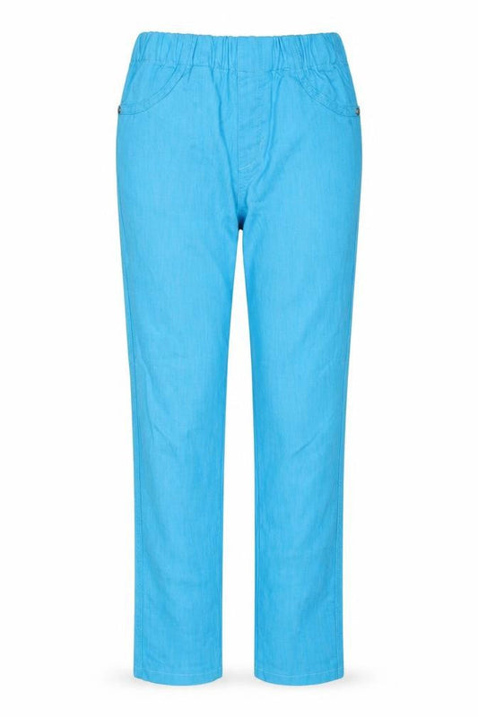 Laura Ken Womens Blue Cotton Straight Jeans Size 10 Regular