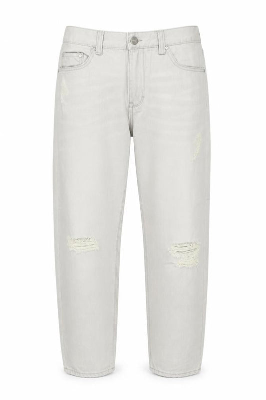 Waven Womens Grey Cotton Mom Jeans Size 8 Regular Zip