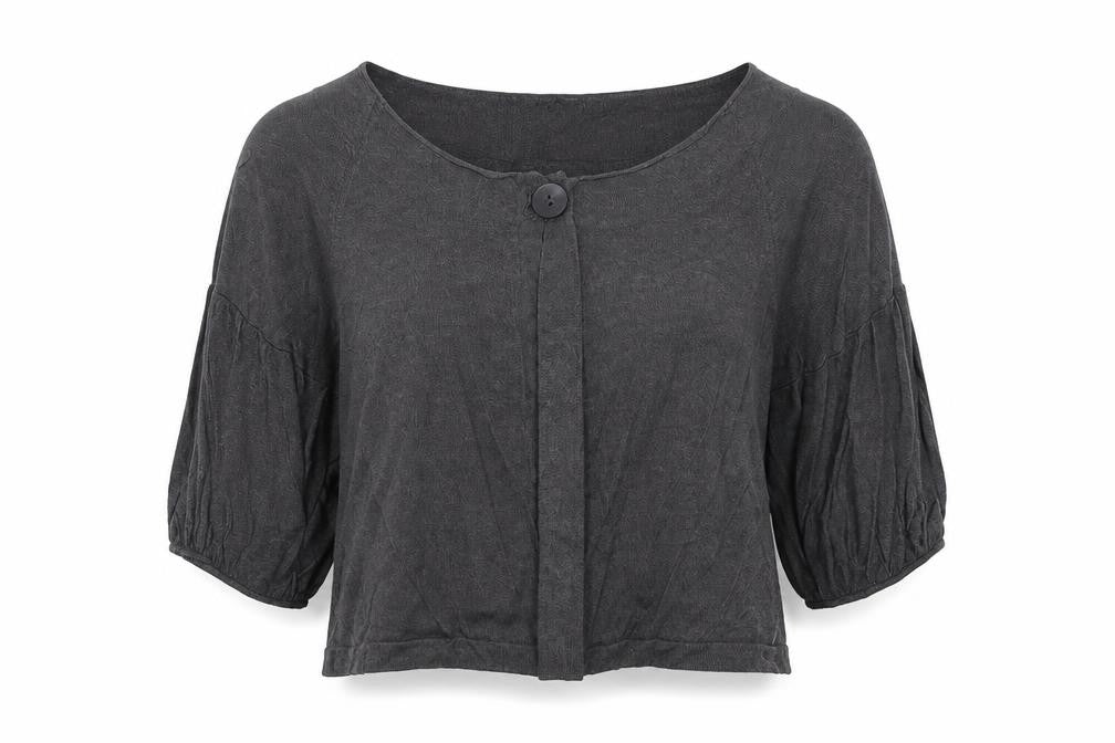 Monsoon Womens Grey Boat Neck Viscose Cardigan Jumper Size 12