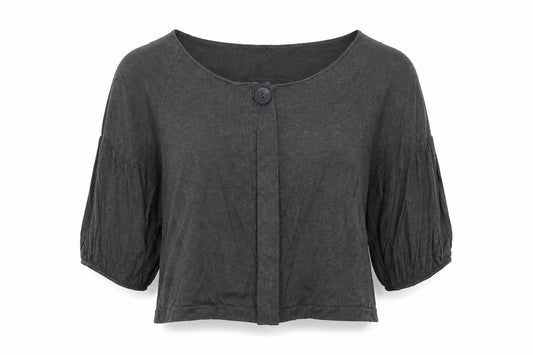 Monsoon Womens Grey Boat Neck Viscose Cardigan Jumper Size 12