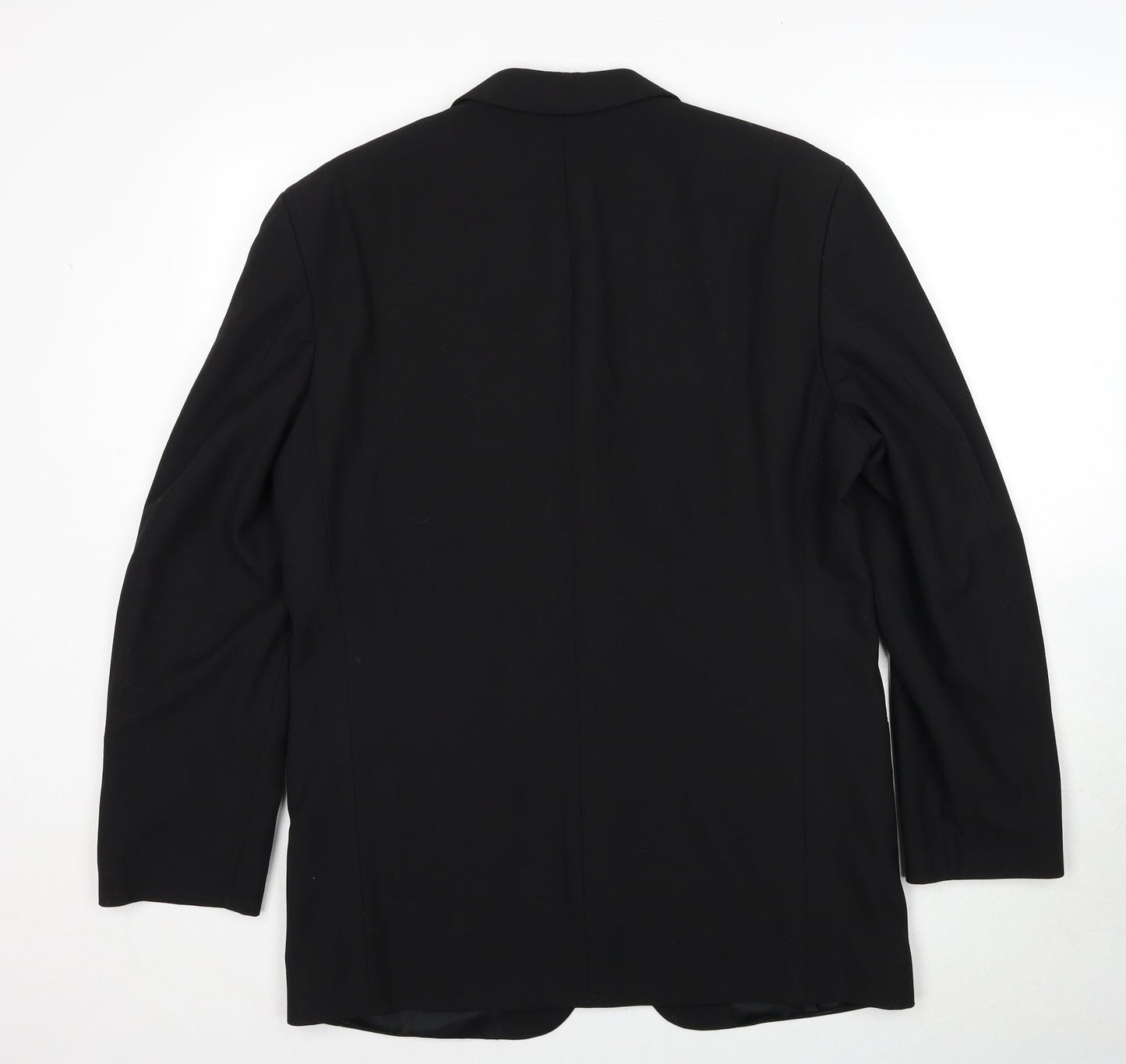 Copperstone Mens Black Polyester Jacket Suit Jacket Size 40 Regular
