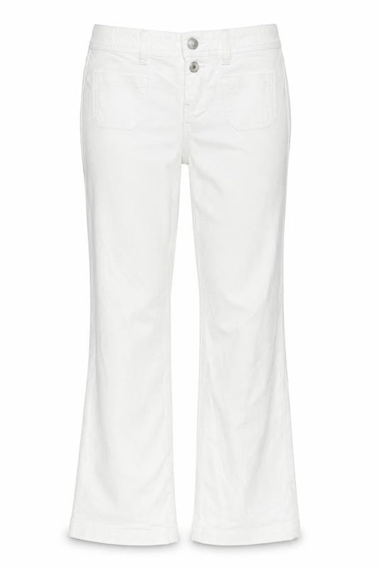 Esprit Womens White Cotton Straight Jeans Size 29 in L32 in Regular Zip