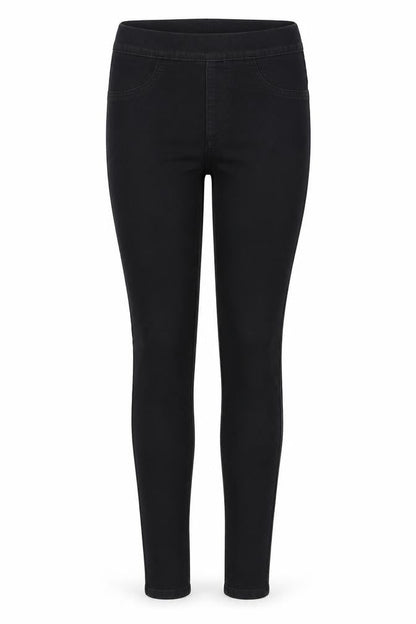 Marks & Spencer Womens Black Cotton Jegging Jeans Size 8 Regular