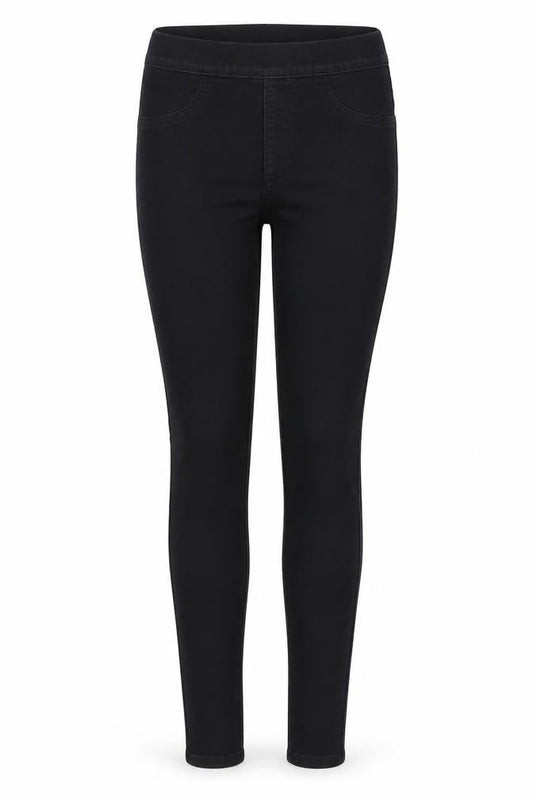 Marks & Spencer Womens Black Cotton Jegging Jeans Size 8 Regular