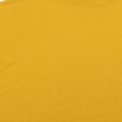 Divided by H&M Womens Yellow Mock Neck Polyester Pullover Jumper Size S