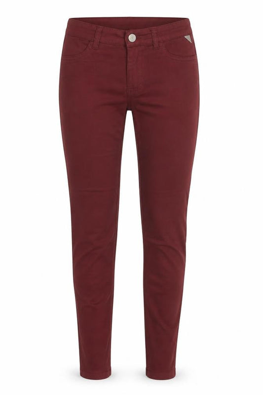 FB Sister Womens Red Cotton Skinny Jeans Size M L28 in Regular Button