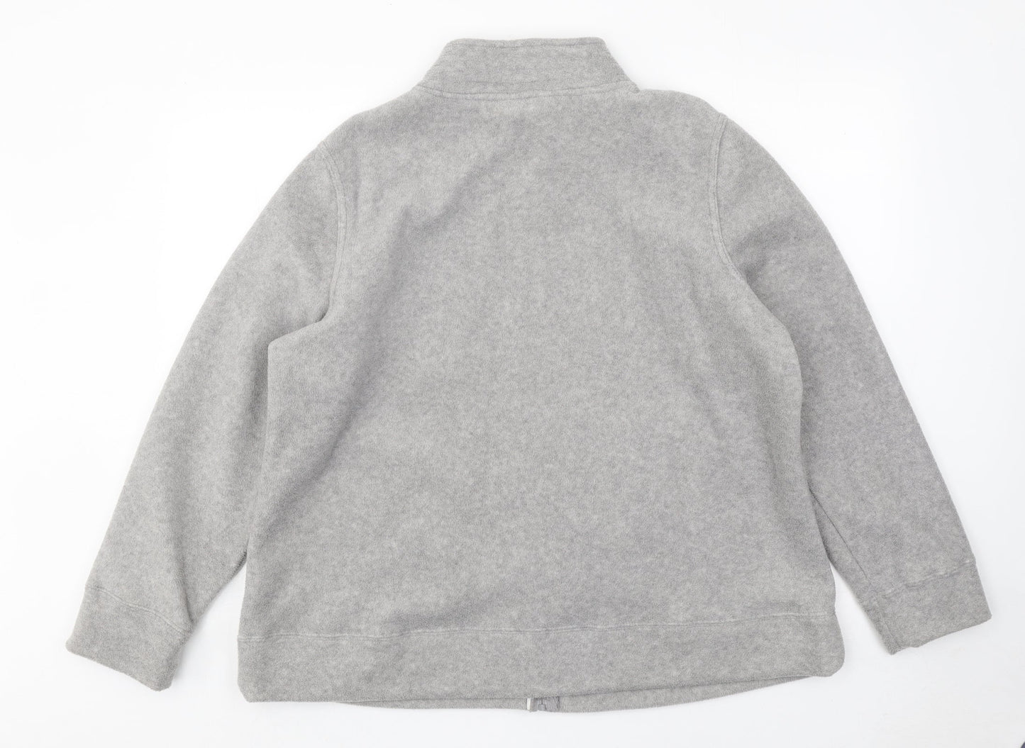 Bonmarché Womens Grey Jacket Size L Zip