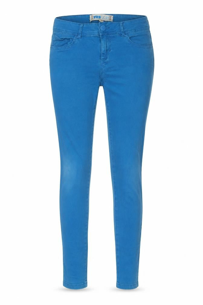 Yes Yes Womens Blue Cotton Skinny Jeans Size 10 Regular Zip