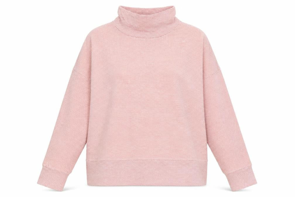 M&Co Womens Pink Viscose Pullover Sweatshirt Size 12 Pullover