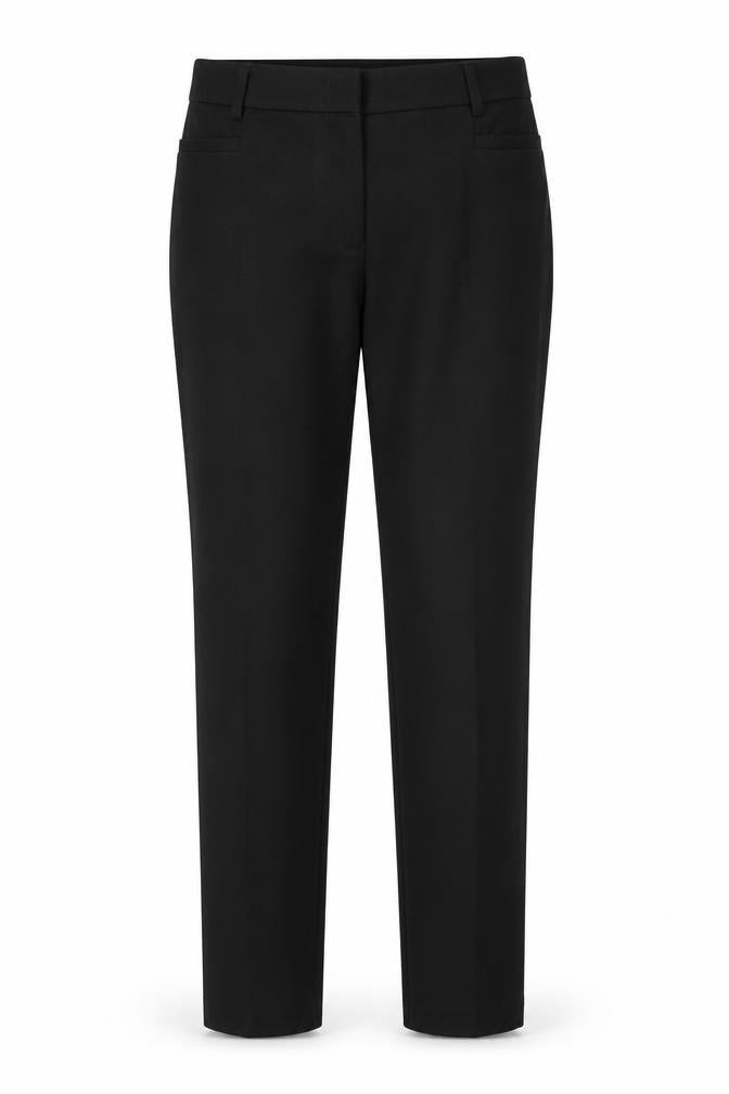 NEXT Womens Black Polyester Dress Pants Trousers Size 10 Regular Zip