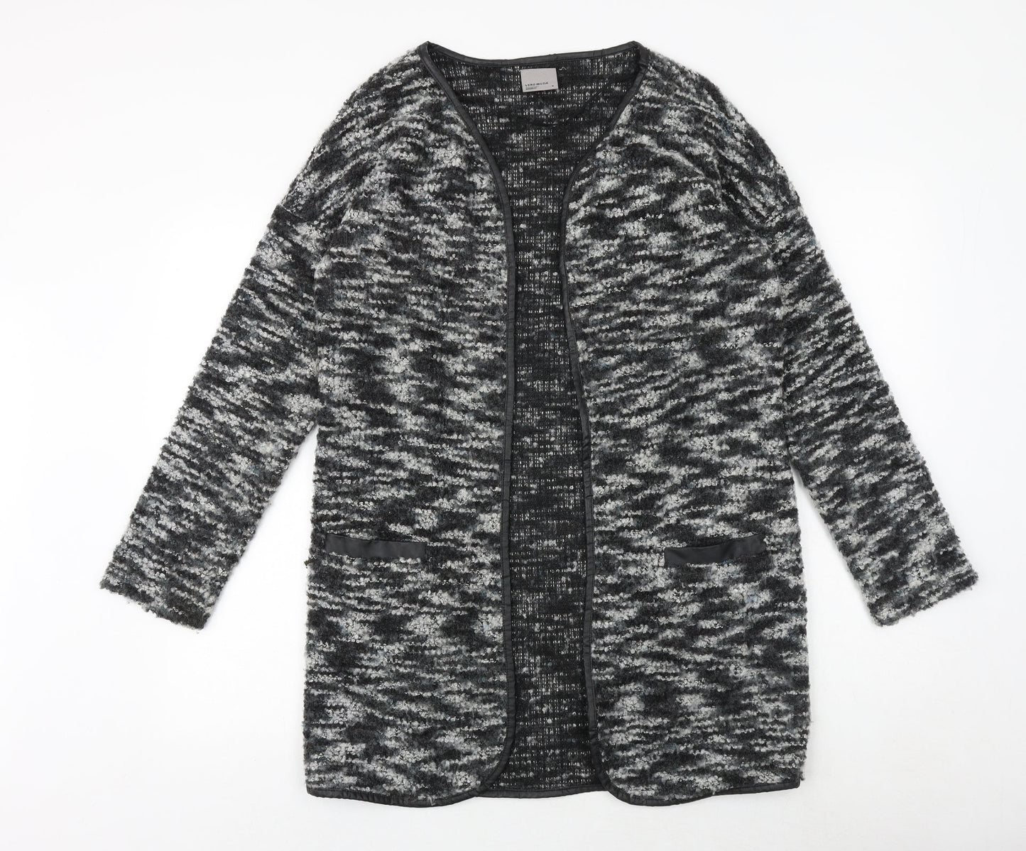 VERO MODA Womens Black V-Neck Acrylic Cardigan Jumper Size M