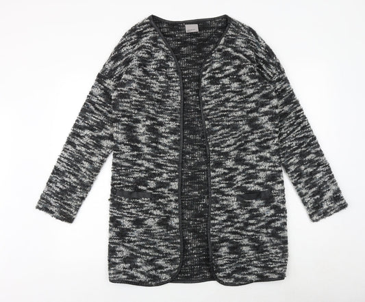 VERO MODA Womens Black V-Neck Acrylic Cardigan Jumper Size M