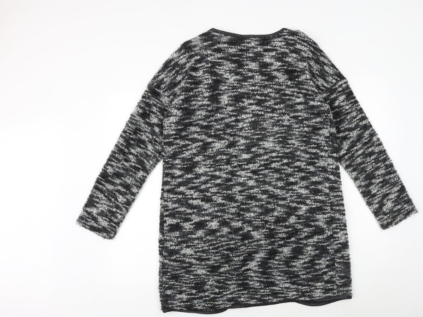VERO MODA Womens Black V-Neck Acrylic Cardigan Jumper Size M